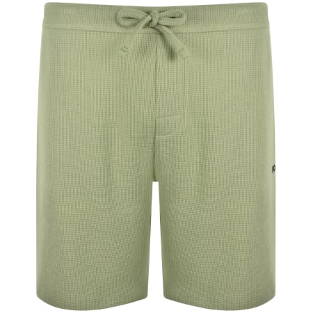 BOSS Waffle Shorts Green | Mainline Menswear gb